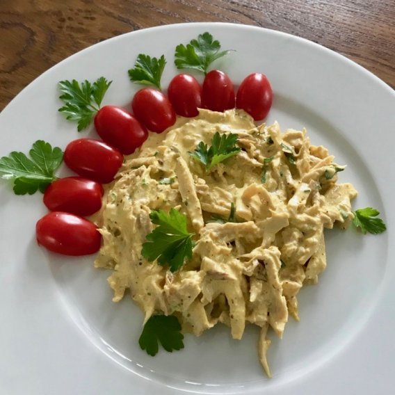 Rezept Pouletsalat an Curry-Mayonnaise | compactcook.com